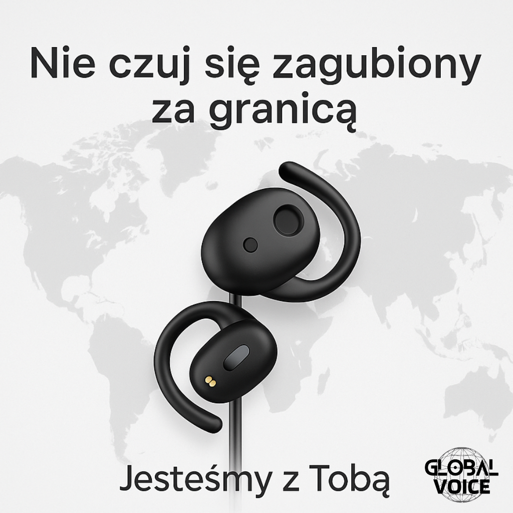 Inteligentne słuchawki Global Voice – natychmiastowe tłumaczenie w ponad 114 językach